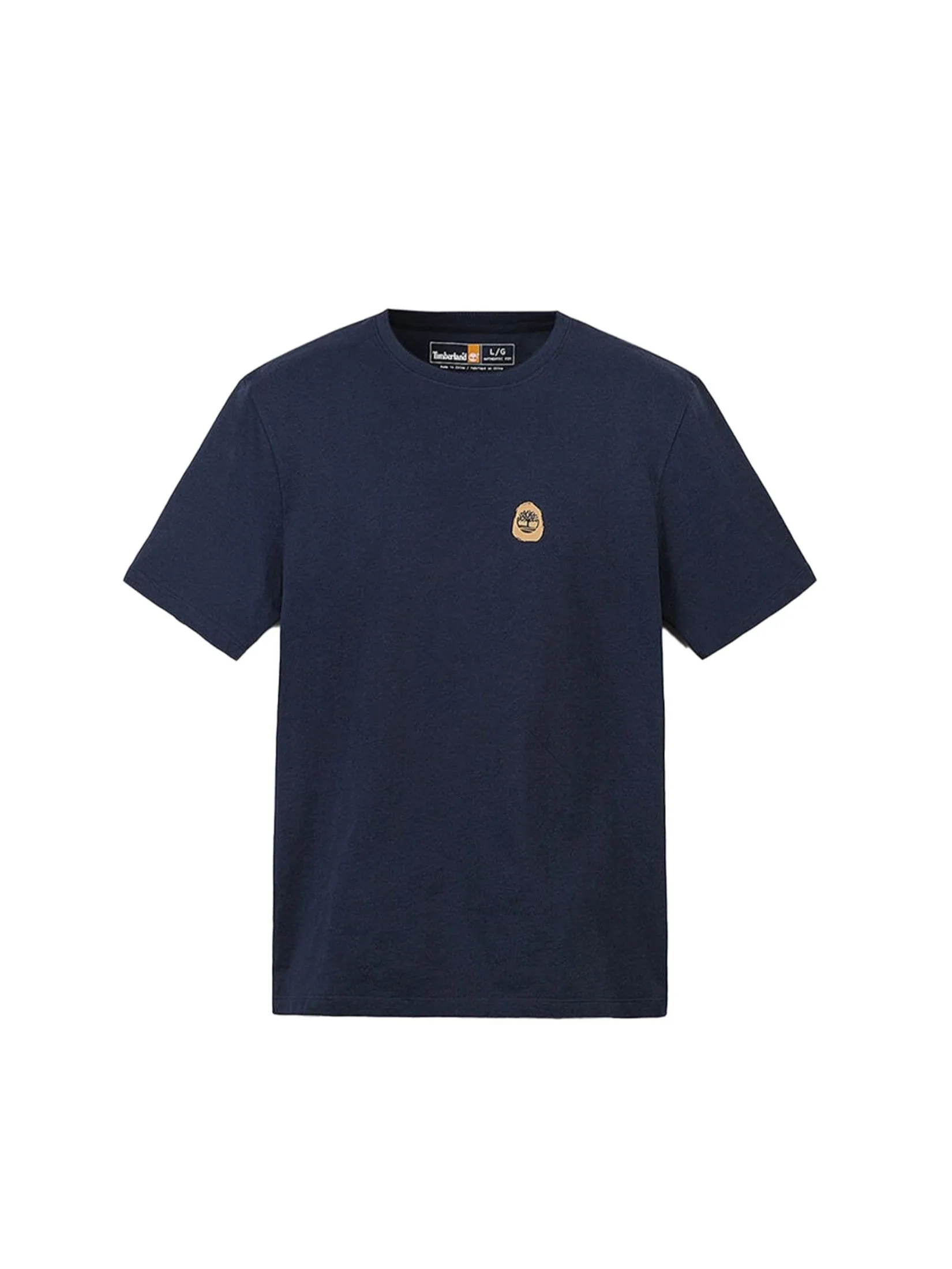 TIMBERLAND Men's Back Graphic Short Sleeve T-Shirt Navy Size - L