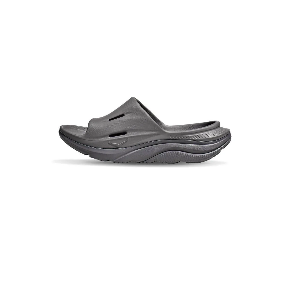 HOKA Unisex Sandals Ora Recovery Slide 3 Grey - HO229SH038DSTH