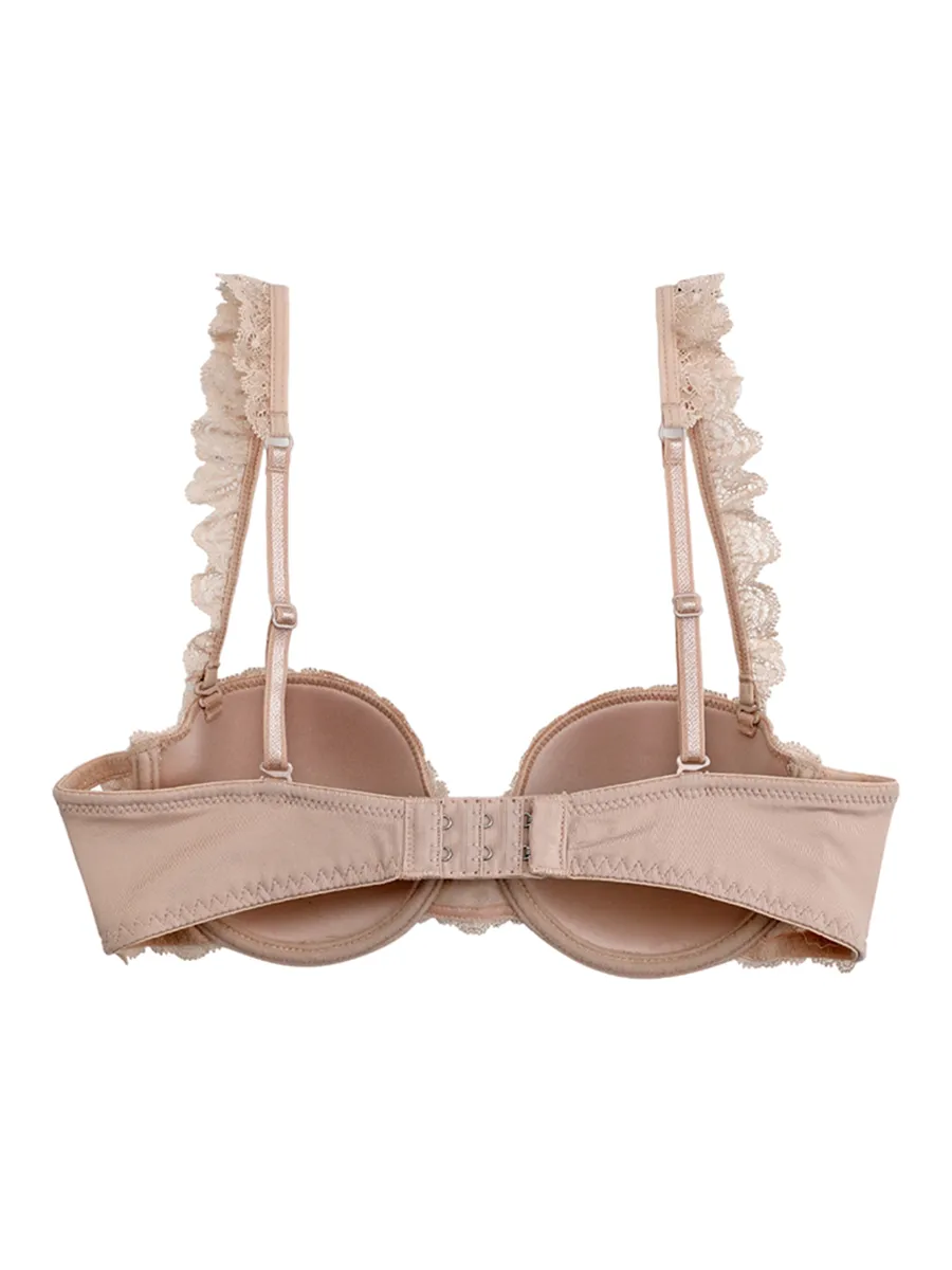 ELLE LINGERIE Women BRASSIERE MOLDED BRA LB6565 BEIGE