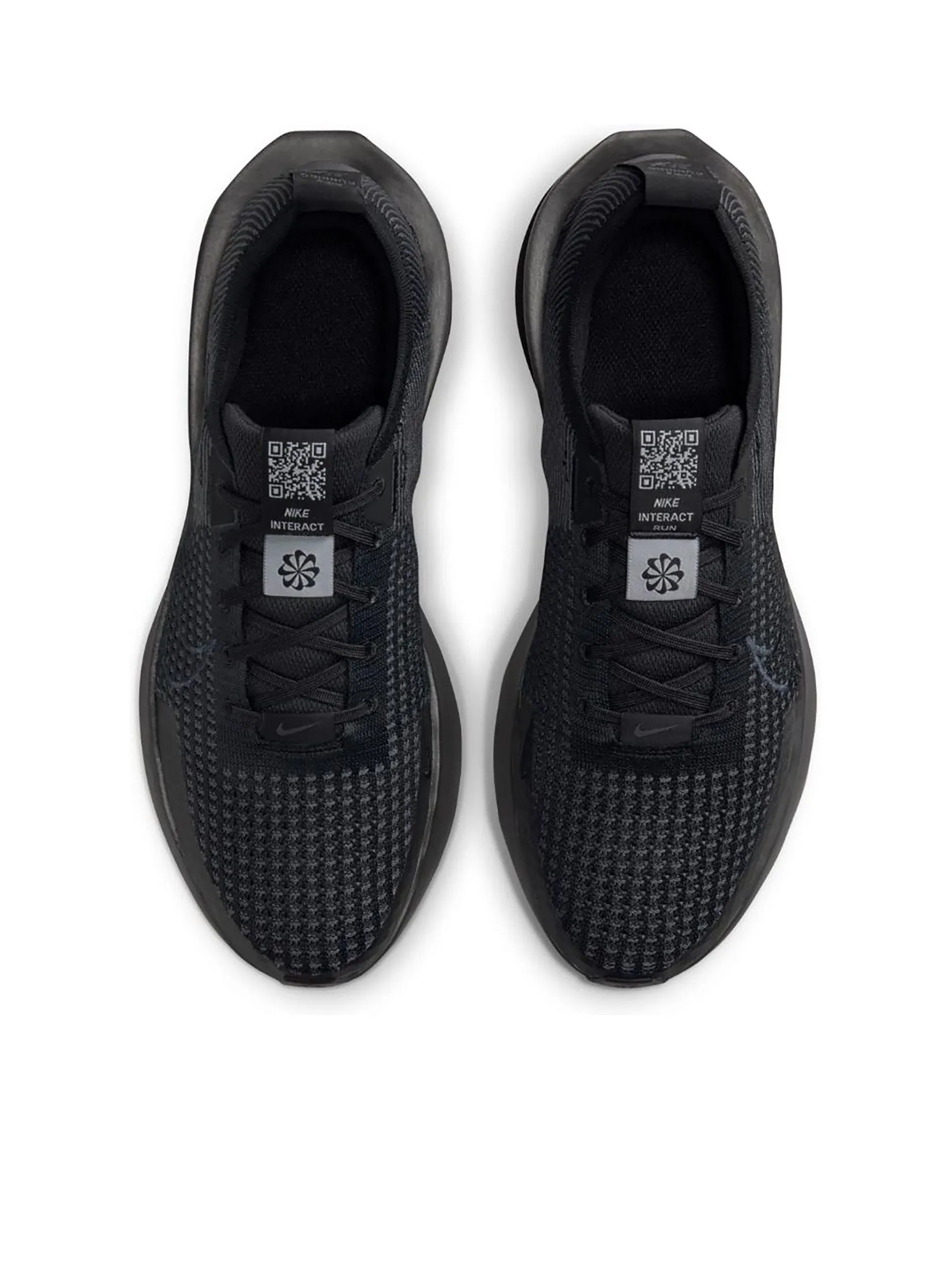 NIKE Men Running Shoes Interact Run Black/Anthracite-Wolf Grey