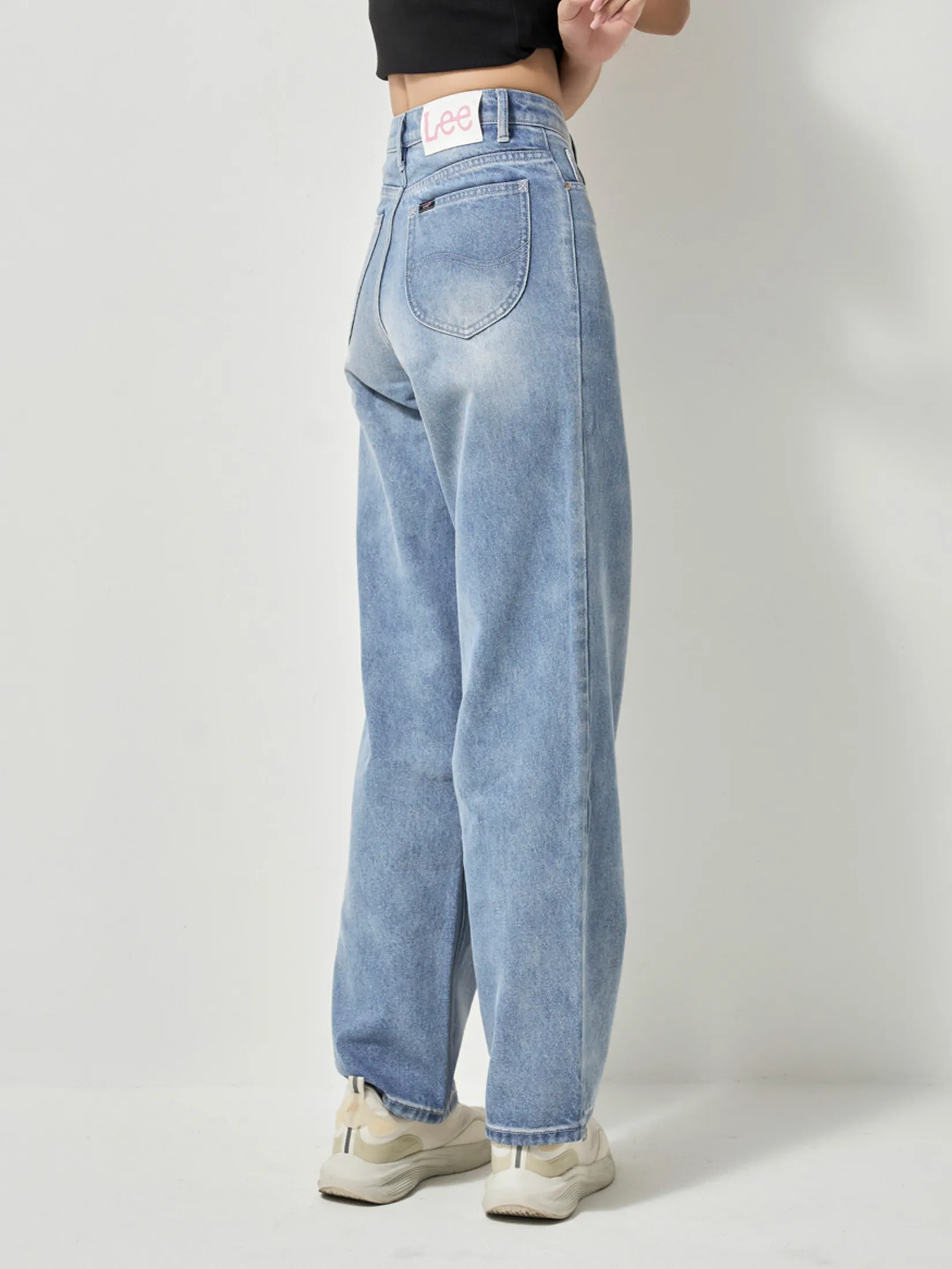 LEE Women s Jeans Lee Pink Collection High Comfort Fit Light Indigo