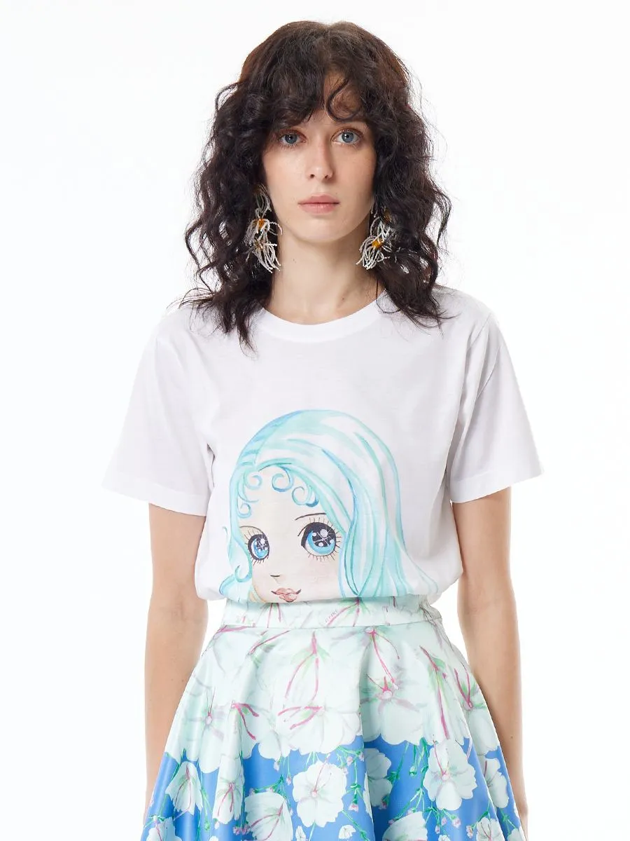 ICONIC WOMEN WHITE DANIELLE T-SHIRT