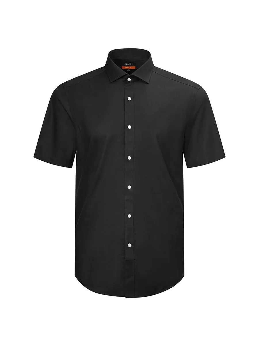 G2000 Men Clothing Short Sleeves Formal Shirt  Smart Fit  Black