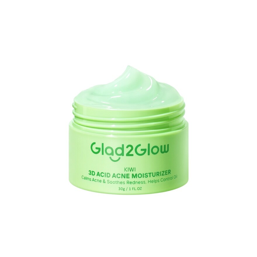 Glad2Glow Moisturizer Kiwi 3D Acid Acne 30 G.