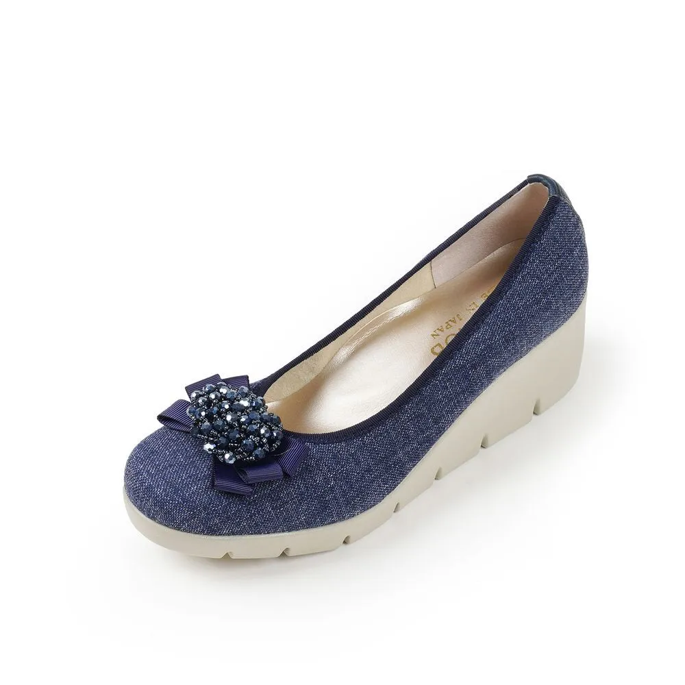 JOLI SNOB Navy Comfort High Heels FC-39603