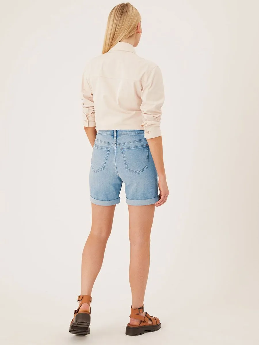MARKS & SPENCER Denim Boyfriend Shorts T5735530XA