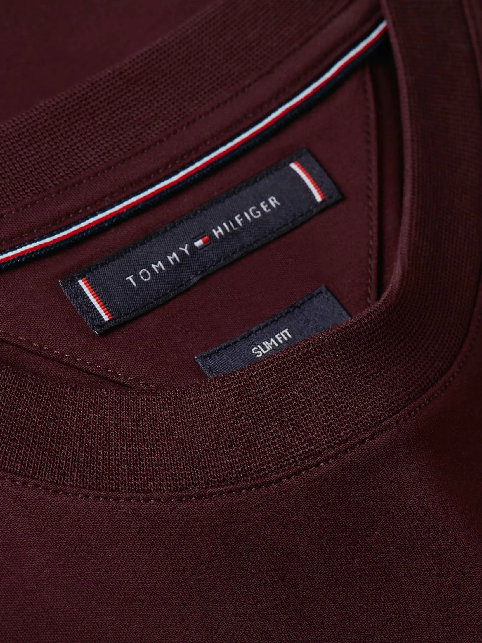 TOMMY HILFIGER Men TEE RED Slim