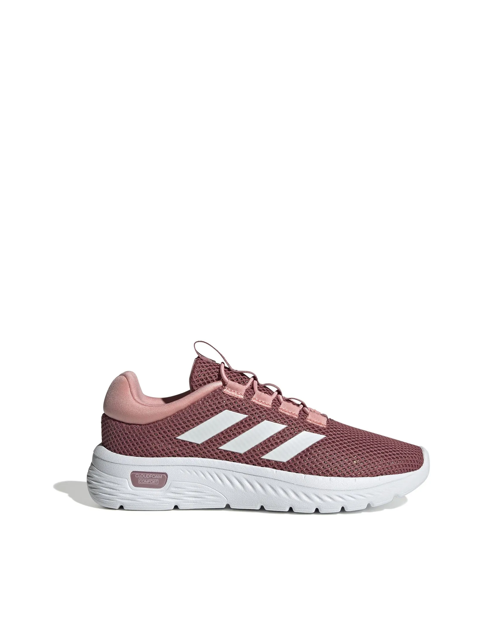 ADIDAS Women Sneaker Cloudfoam Comfy Preloved Crimson / Cloud White / Semi Pink Spark