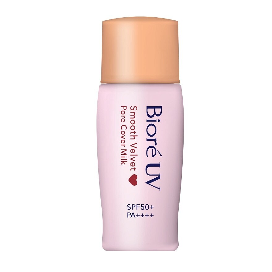 Biore UV Smooth Velvet Pore Cover Milk SPF50+ PA++++ 30 Ml.