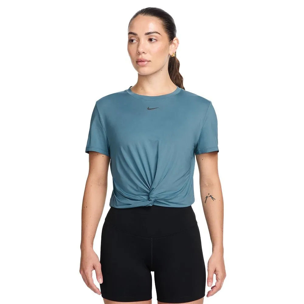 NIKE Women Training T-Shirt One Classic Twist Blue - NI083AP464EKTH