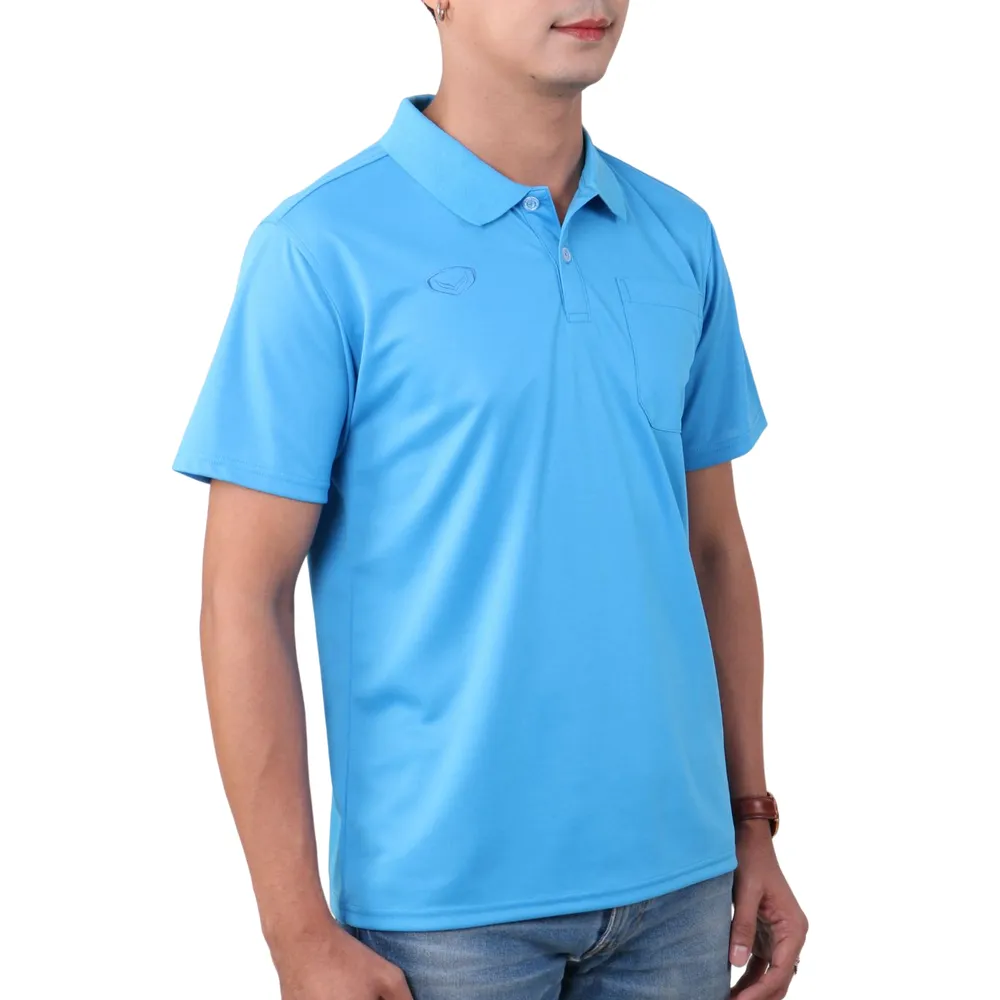 GRAND SPORT Light blue Men's polo shirt (012586)