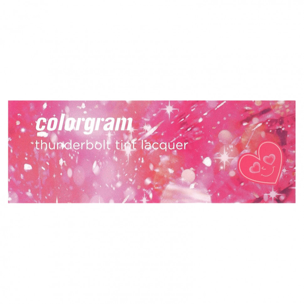 Colorgram, Thunderbolt Tint Lacquer, 02 Heart Tok: Классический ярко-красный, 4,5 г (0,15 унции)