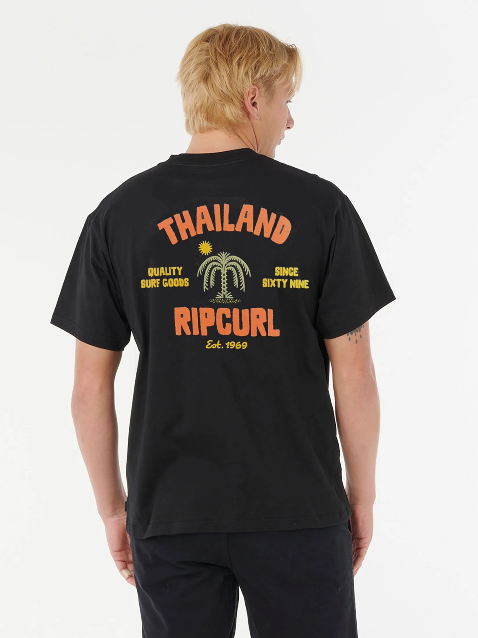 RIP CURL Men T-Shirt Utopia Custom Desto