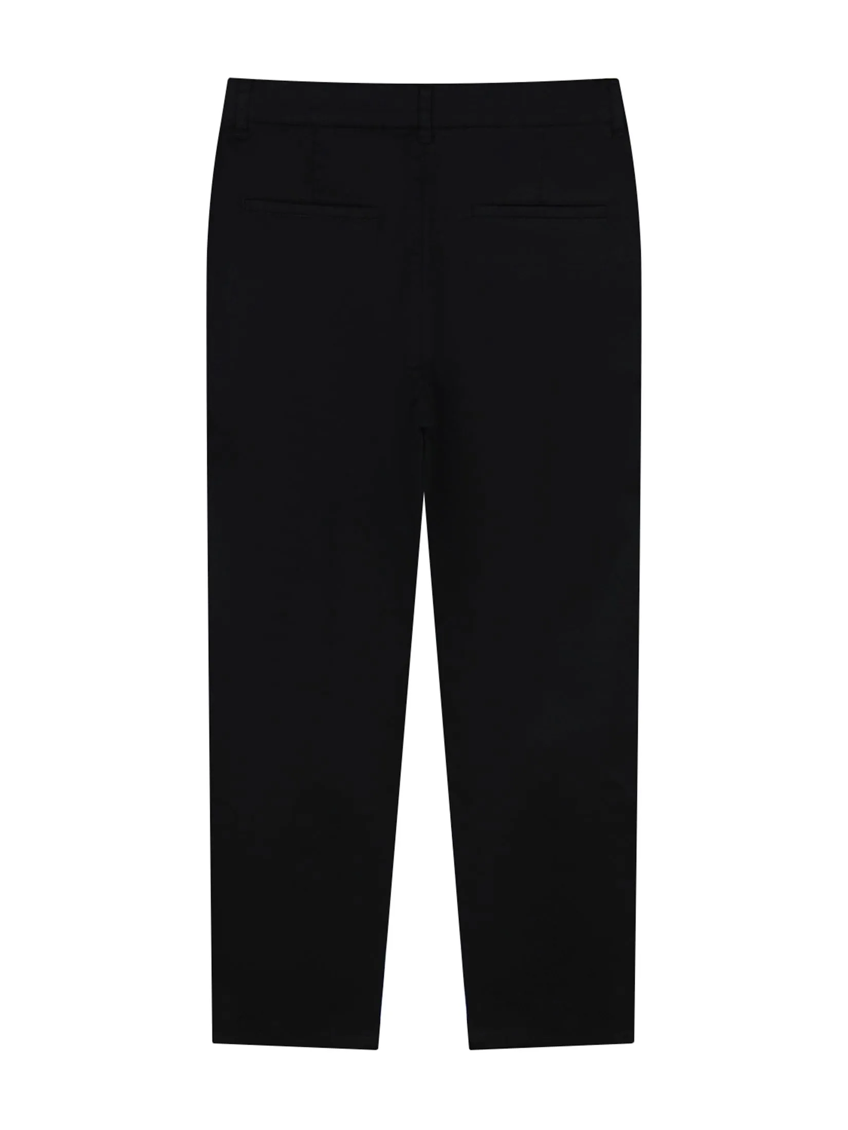 GIORDANO Women's Regular Khakis Audrey Pants (180° Elastic Waist) Signature Black