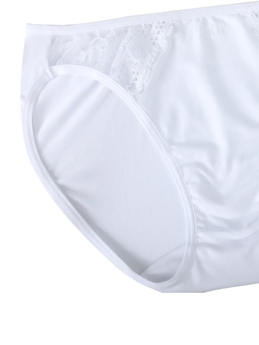 ELLE LINGERIE UNDERWEAR BIKINI LOWRISE LU2860WH WHITE