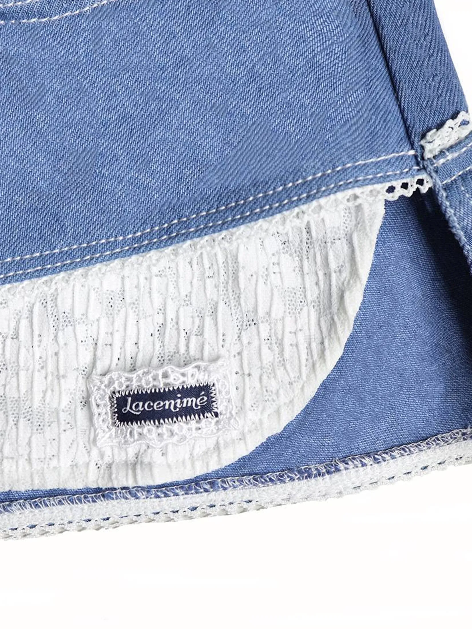 SABINA MERGE X SABINA Woman Ava Denim Skirt - Dark Blue