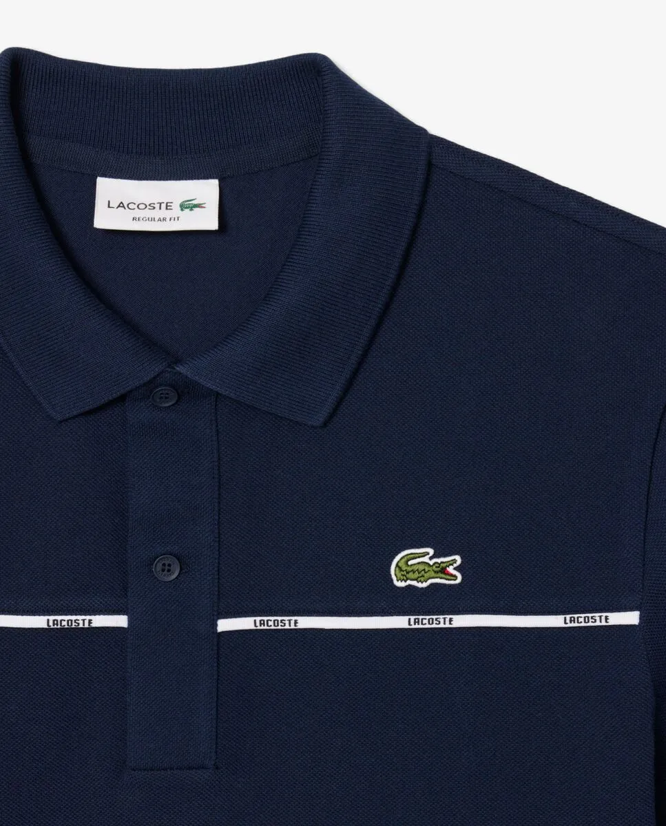 LACOSTE Regular Fit L.12.12 Petit Piqu  Polo Shirt Blue