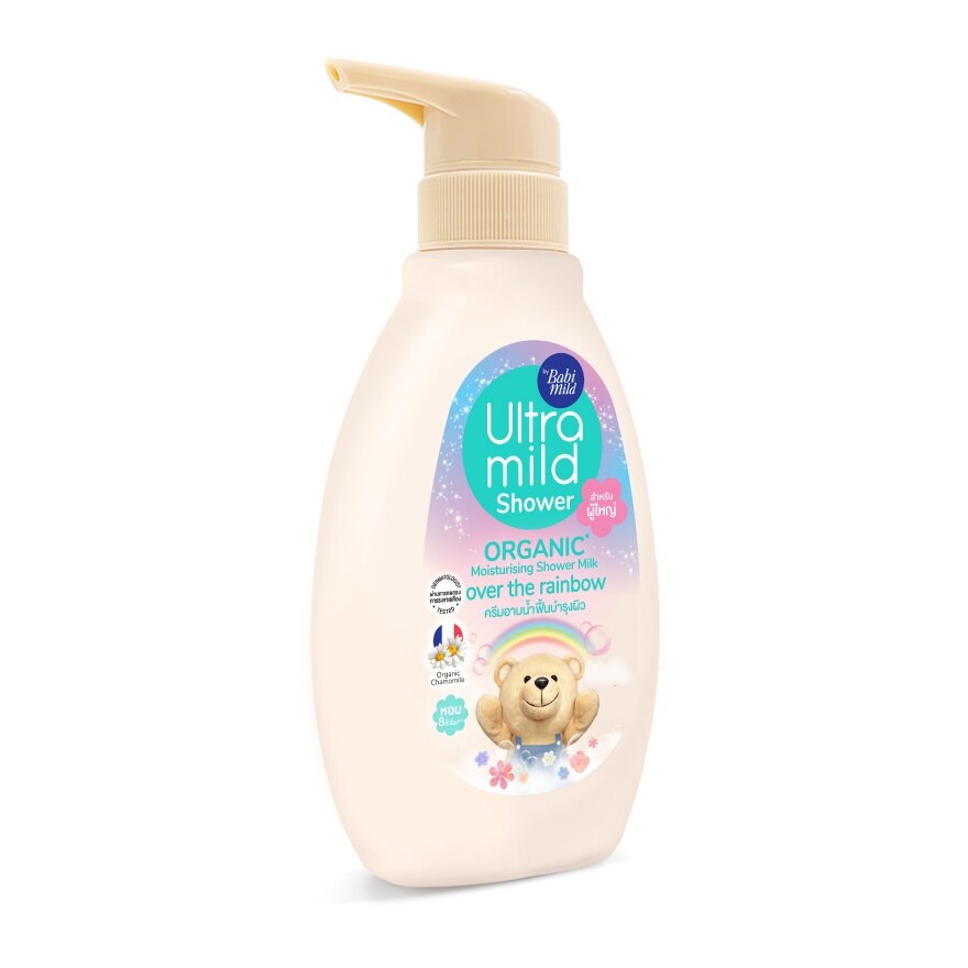 Ultra Mild By Babi Mild Organic Shower Milk Over The Rainbow 380 Ml.