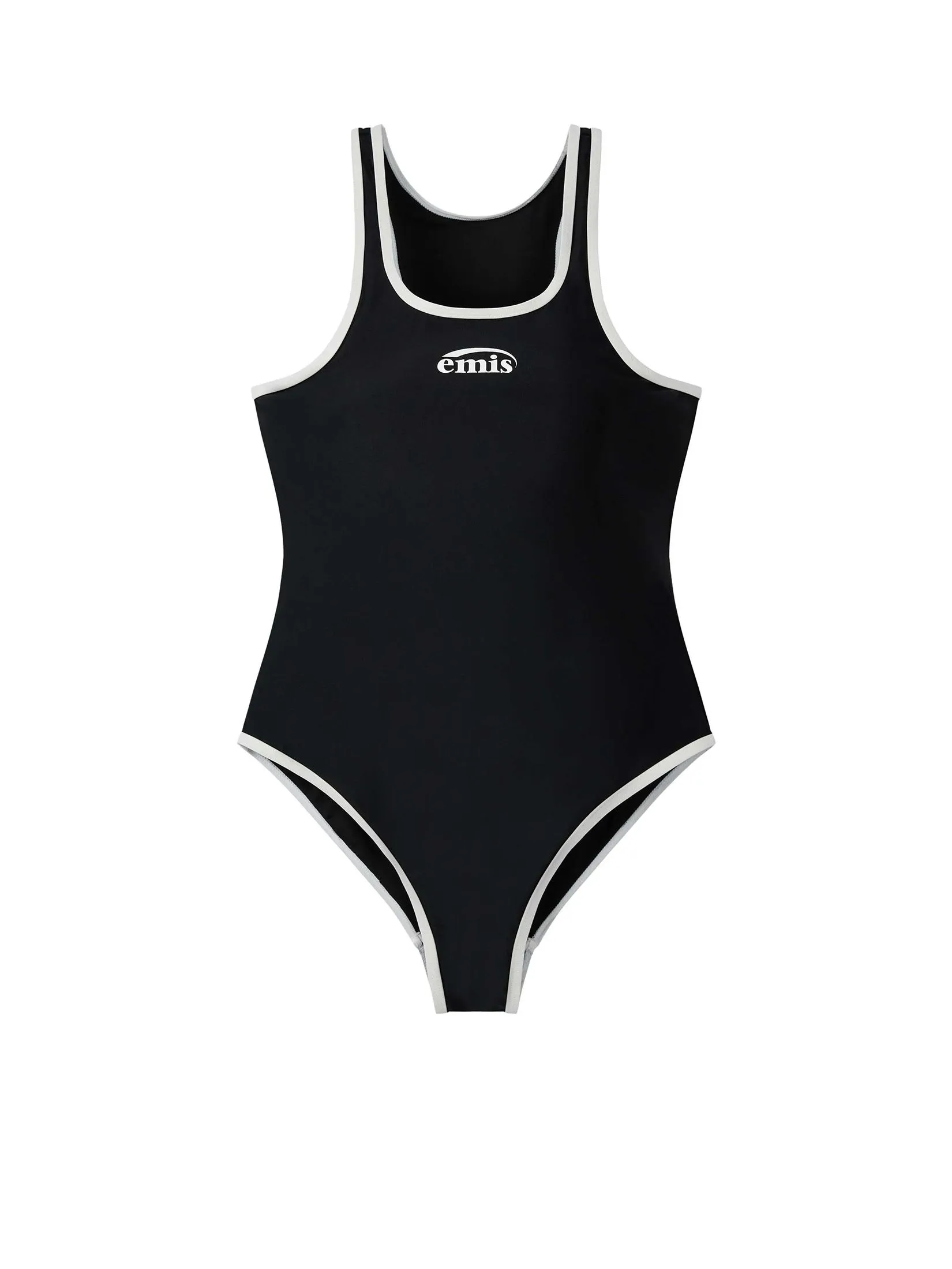 EMIS Women Swimsuit Racer Back Black