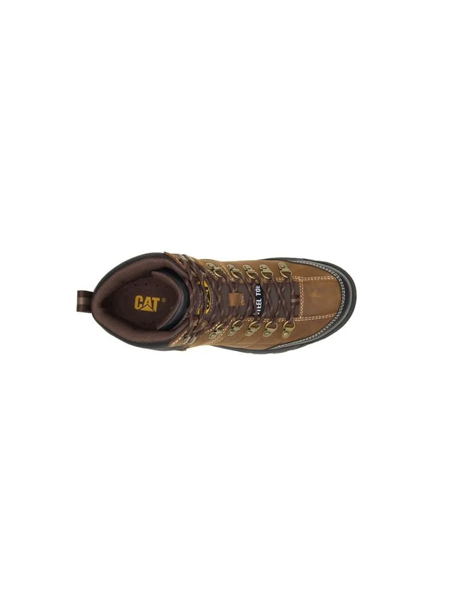 CATERPILLAR BROWN Men's THRESHOLD Steel Toe CSA Work Boot