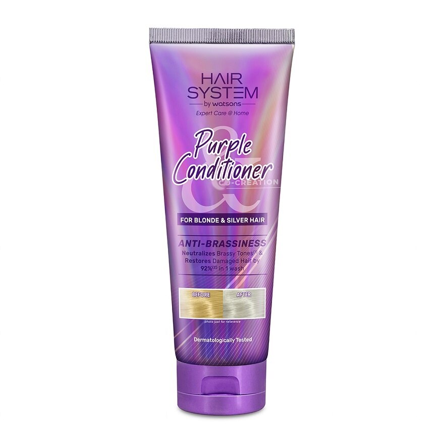 Hair System by Watsons Purple Conditioner 250ml.