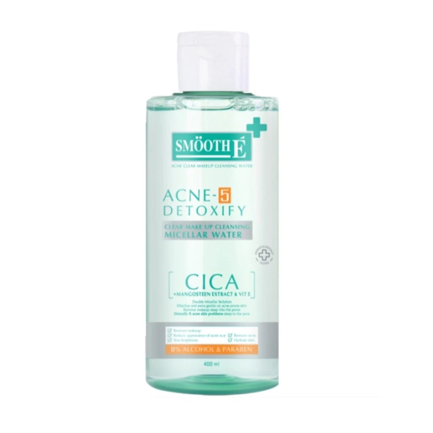 Smooth E Acne-5 Clear Makeup Cleansing Water 400 ml.