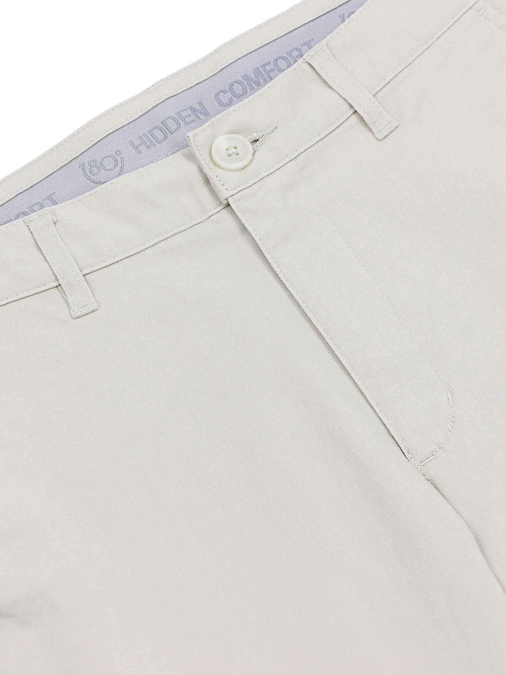 GIORDANO Men's Low-Rise Skinny Stretch Pants (180° Elastic Waistband) Creamware Khaki