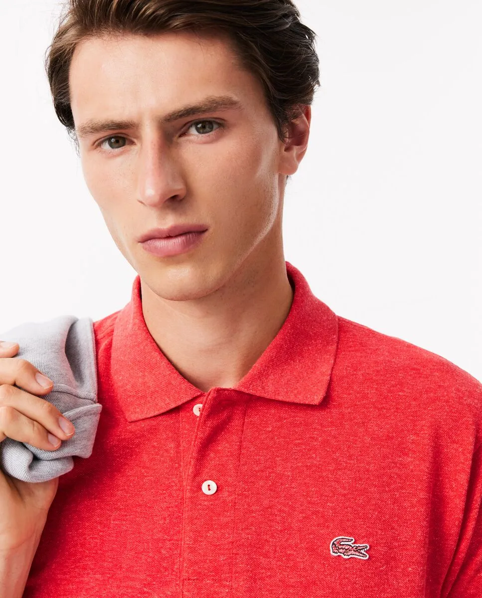 LACOSTE Classic Fit L.12.12 Petit Piqu  Polo Shirt Red