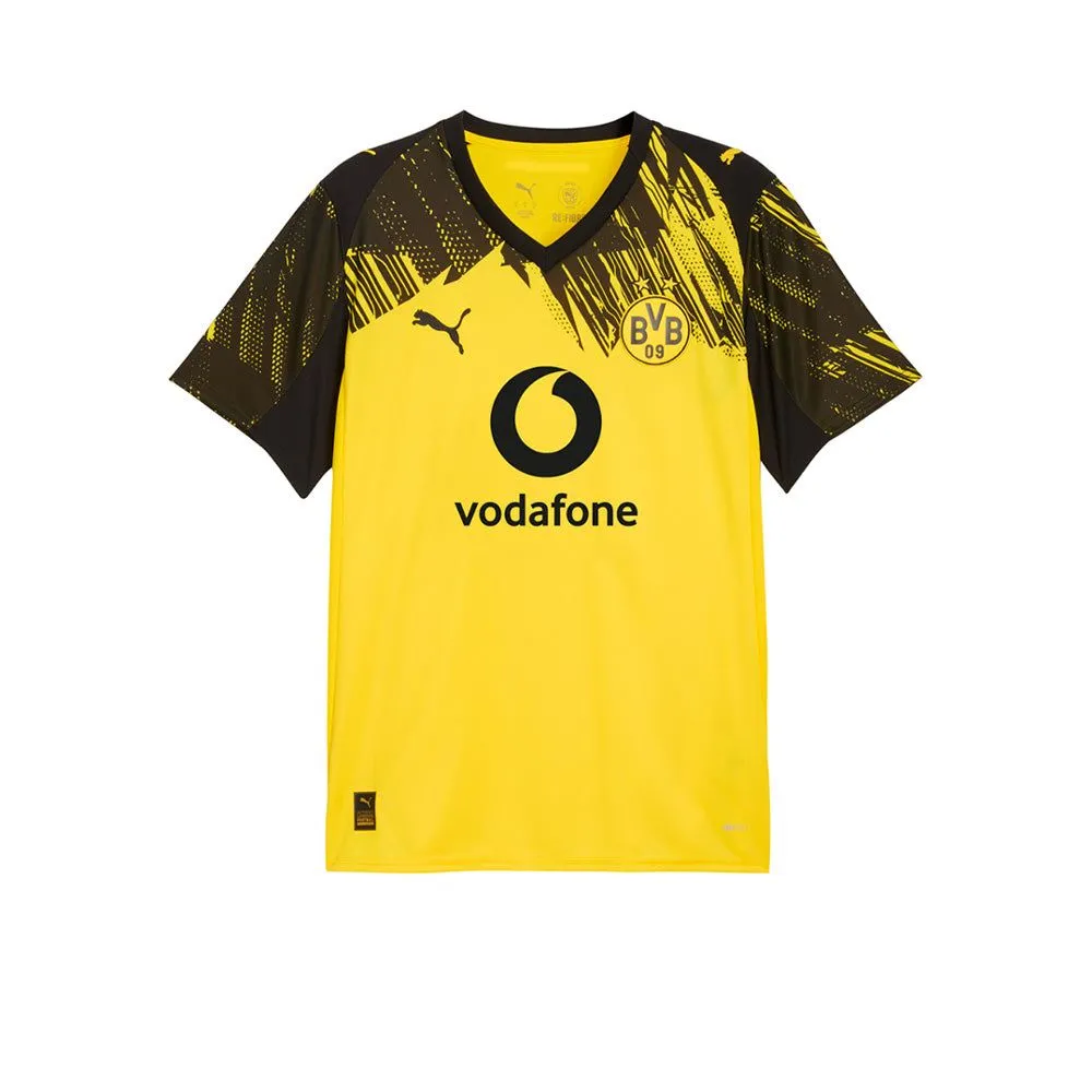 PUMA Men Borussia Dortmund Home Replica 2025/26 Jersey Yellow - PU097AP675EOTH Size - L