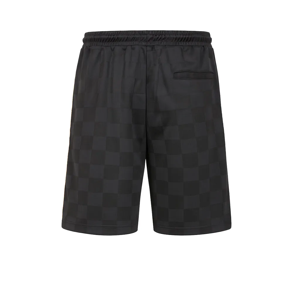 UMBRO Checkered Men Football Shorts Black - UM126AP285EOTH