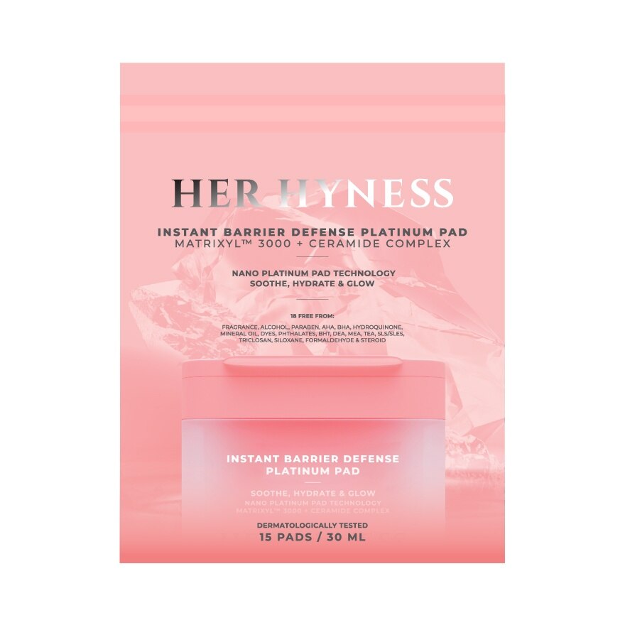 Her Hyness Instant Barrier Defense Platinum Pad 15'S - Pink