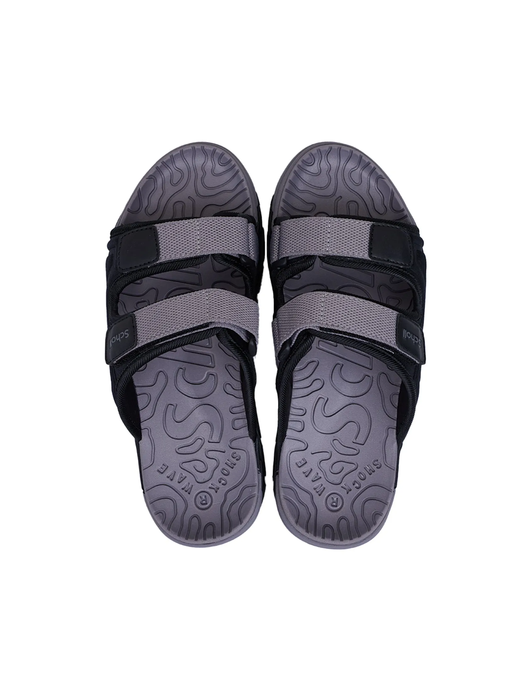 SCHOLL Typhoon Unisex's shoes Black/Grey