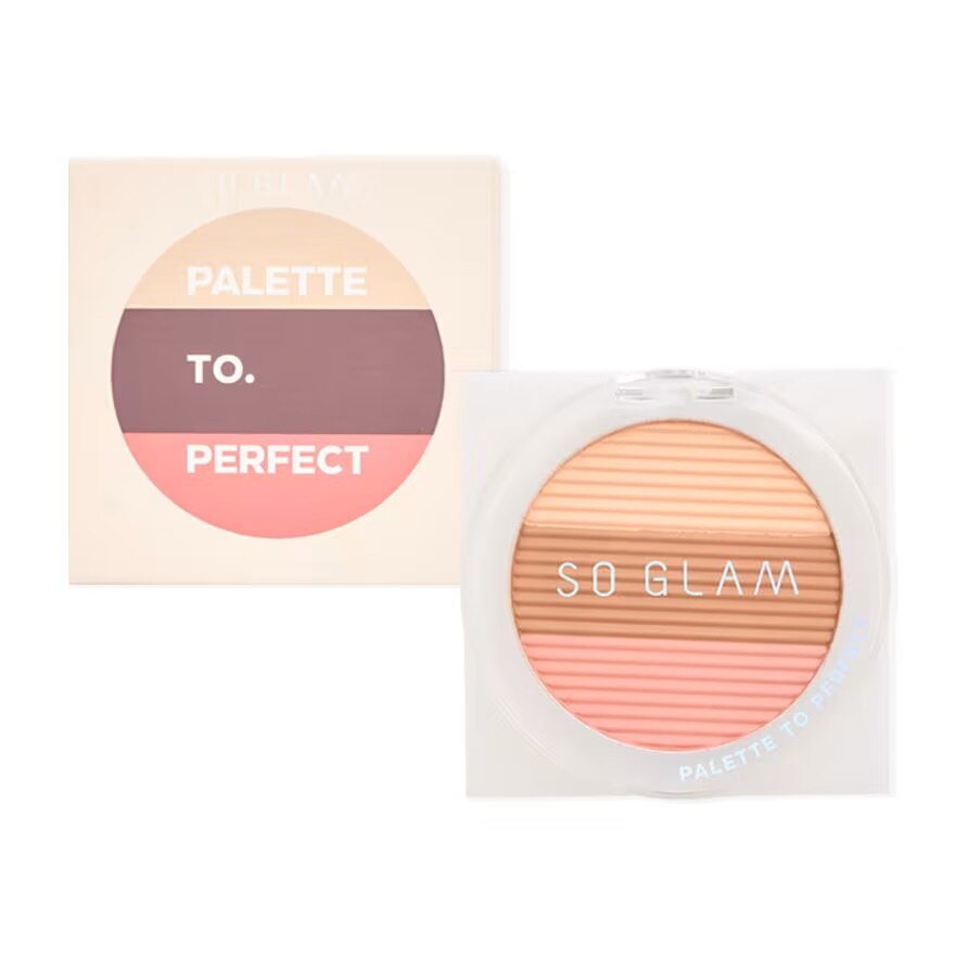 #So Glam To Perfect blush Palette 001