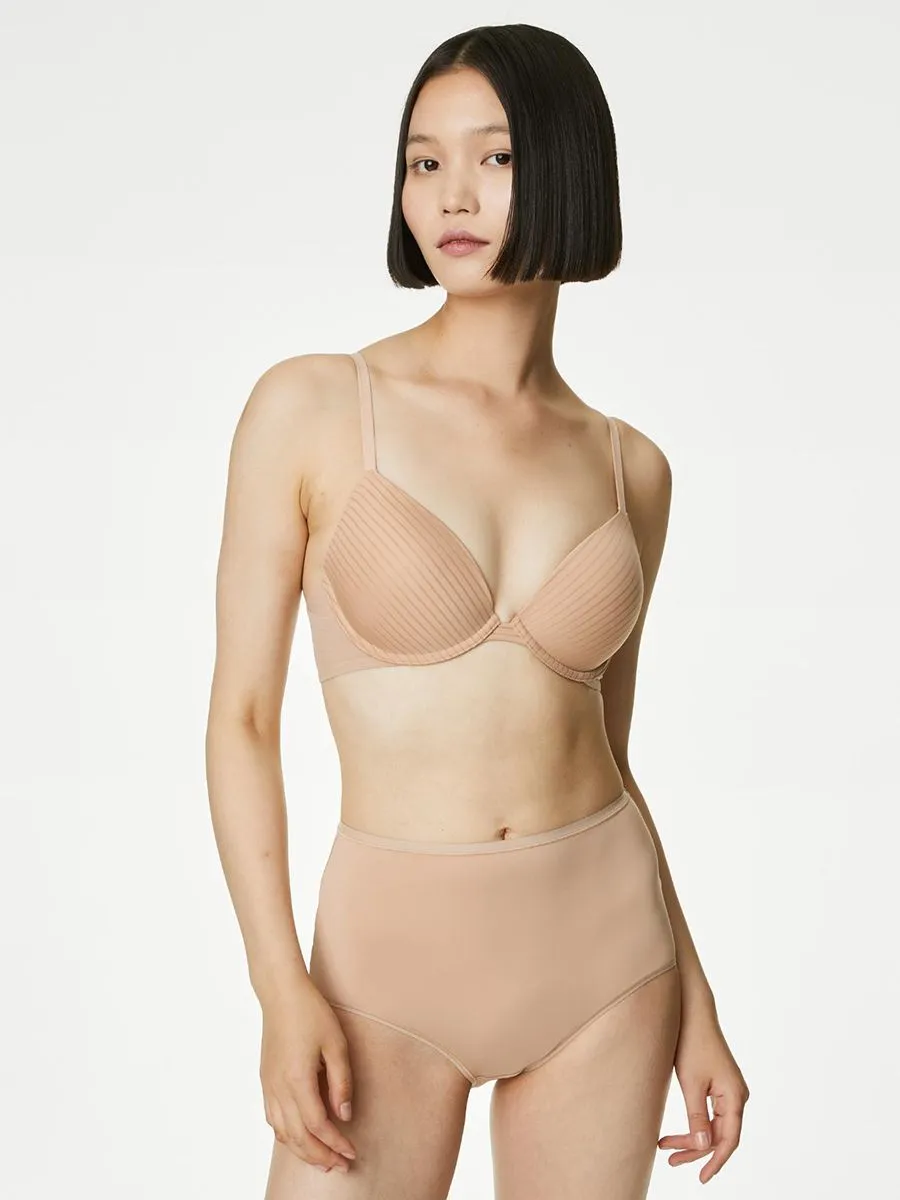 MARKS & SPENCER Women Full Briefs Microfibre No VPL 5pk Multi-Color