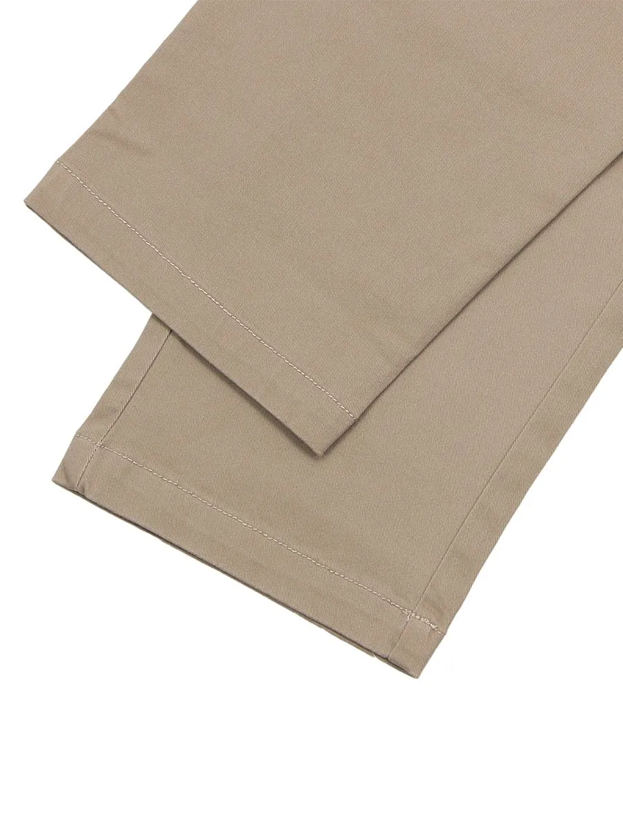 GIORDANO Men's Low rise Slim Taper Super Stretch Pants Woodsmoke khaki