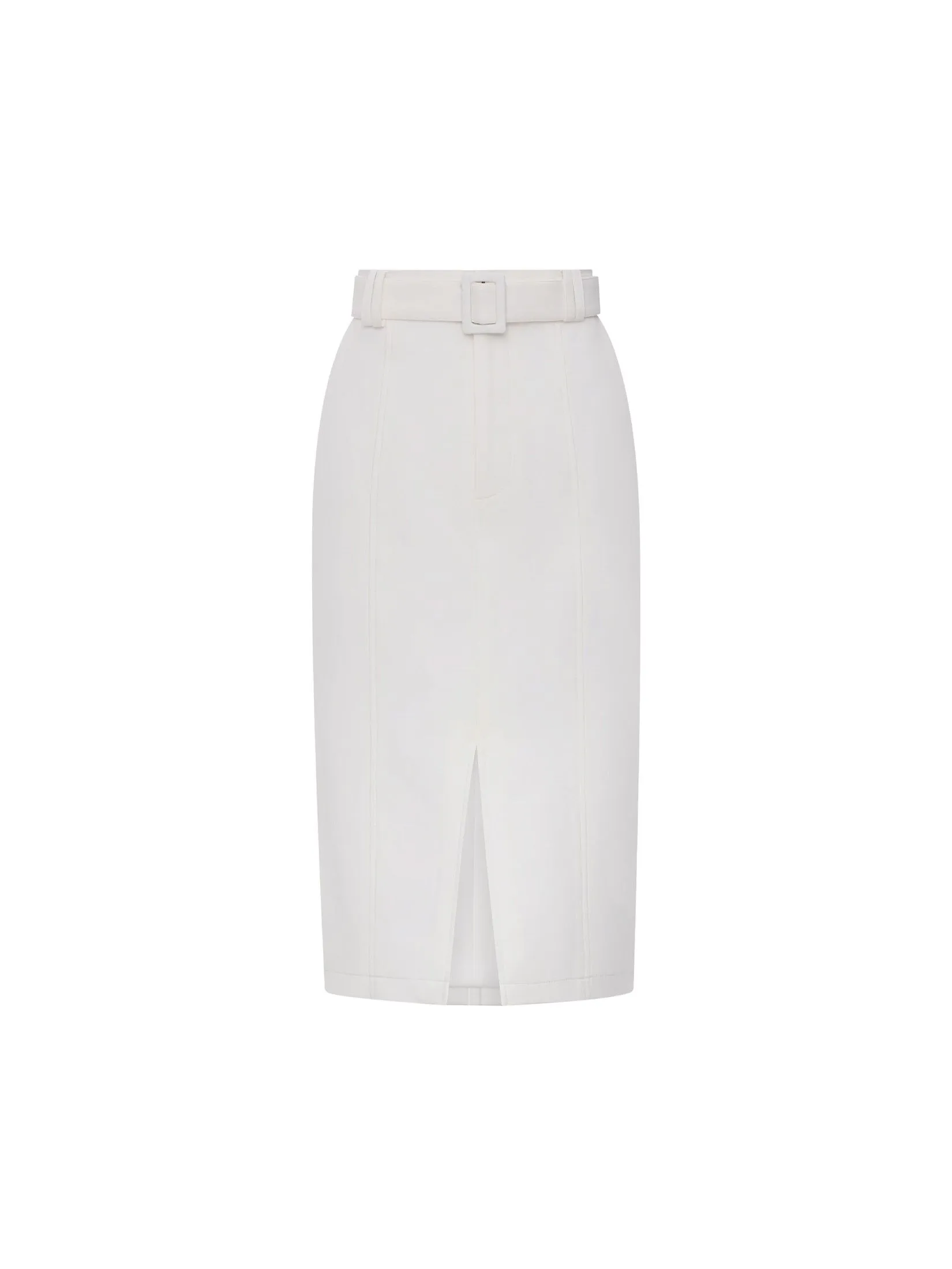 ASV (AW24)Ameena Women Pencil Skirt White