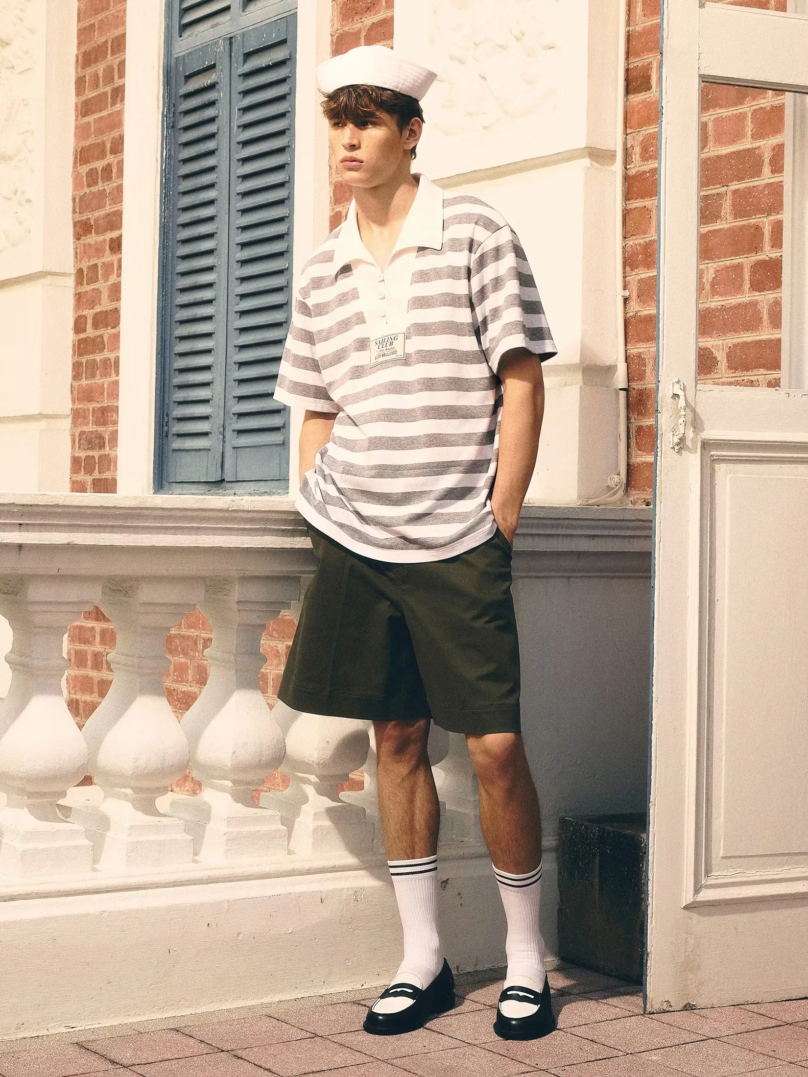 MOO [MOO 6/25] Classic Tailored Shorts Green