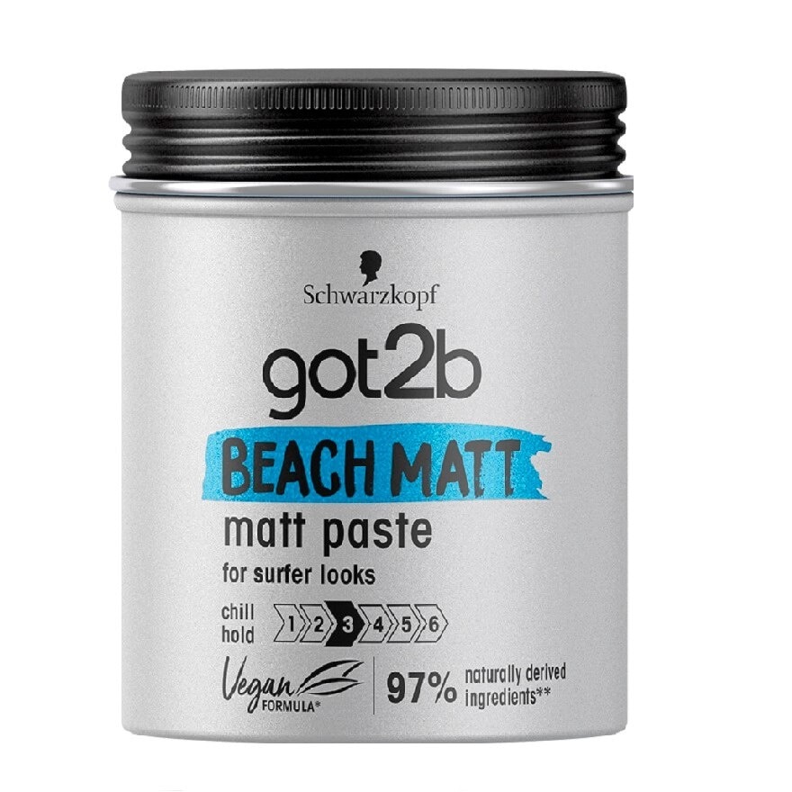 Got2b Beach Matt Matt Paste 100 Ml.แว็กซ์จัดแต่งทรงผม