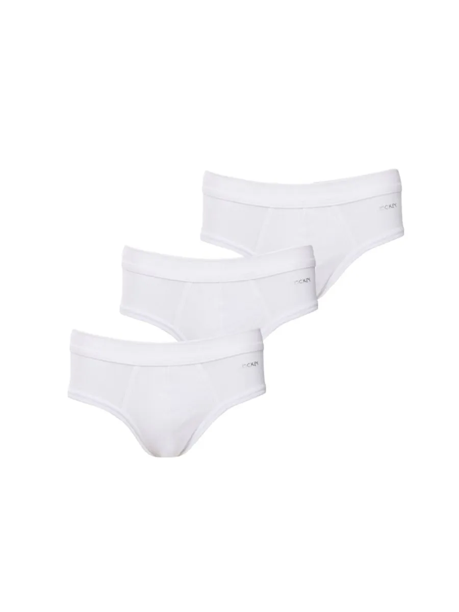 JOCKEY UNDERWEAR Men's VALUE PACK BRIEFS WHITE (Pack3)