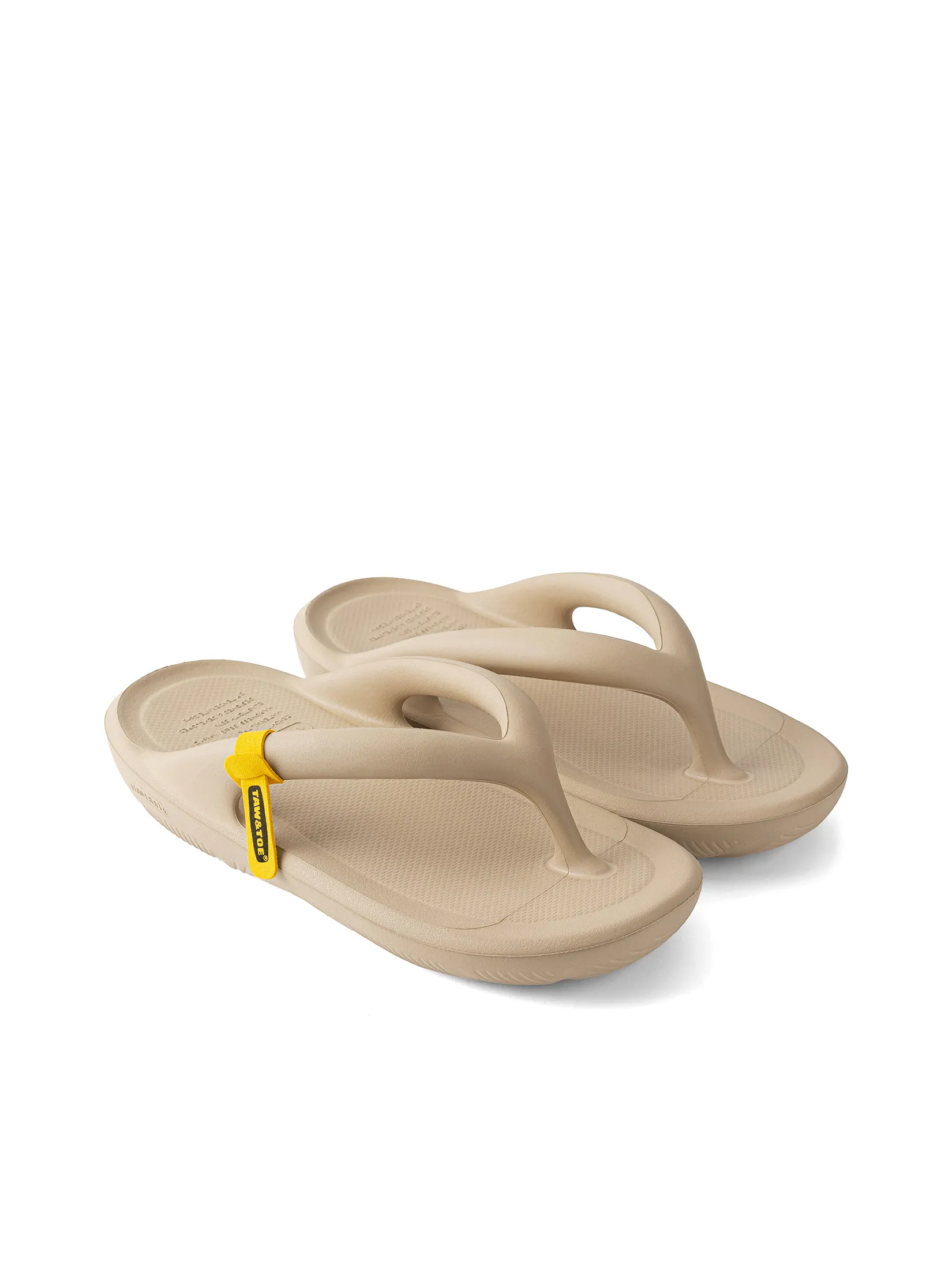 TAW&TOE Unisex Flip Flop Zerovity OG Sand Beige