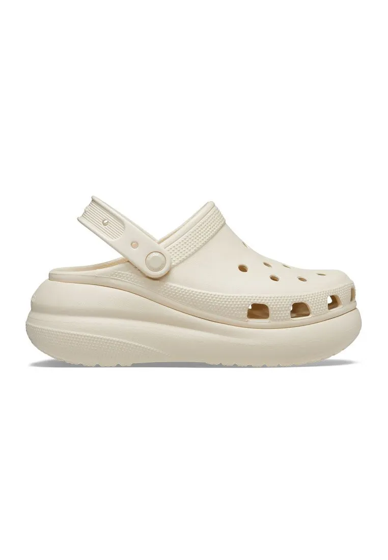 CROCS CREAM CROCS Classic Crush Clog Unisex Casual Shoes