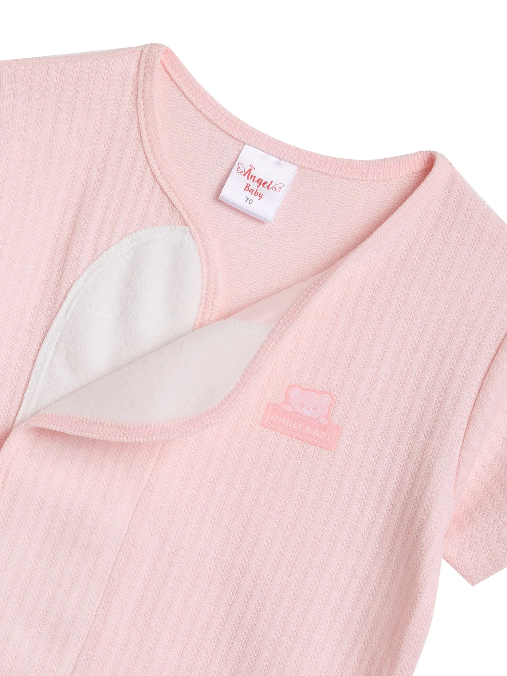 ANGEL BABY Infant Wrap Shirt Short Sleeves