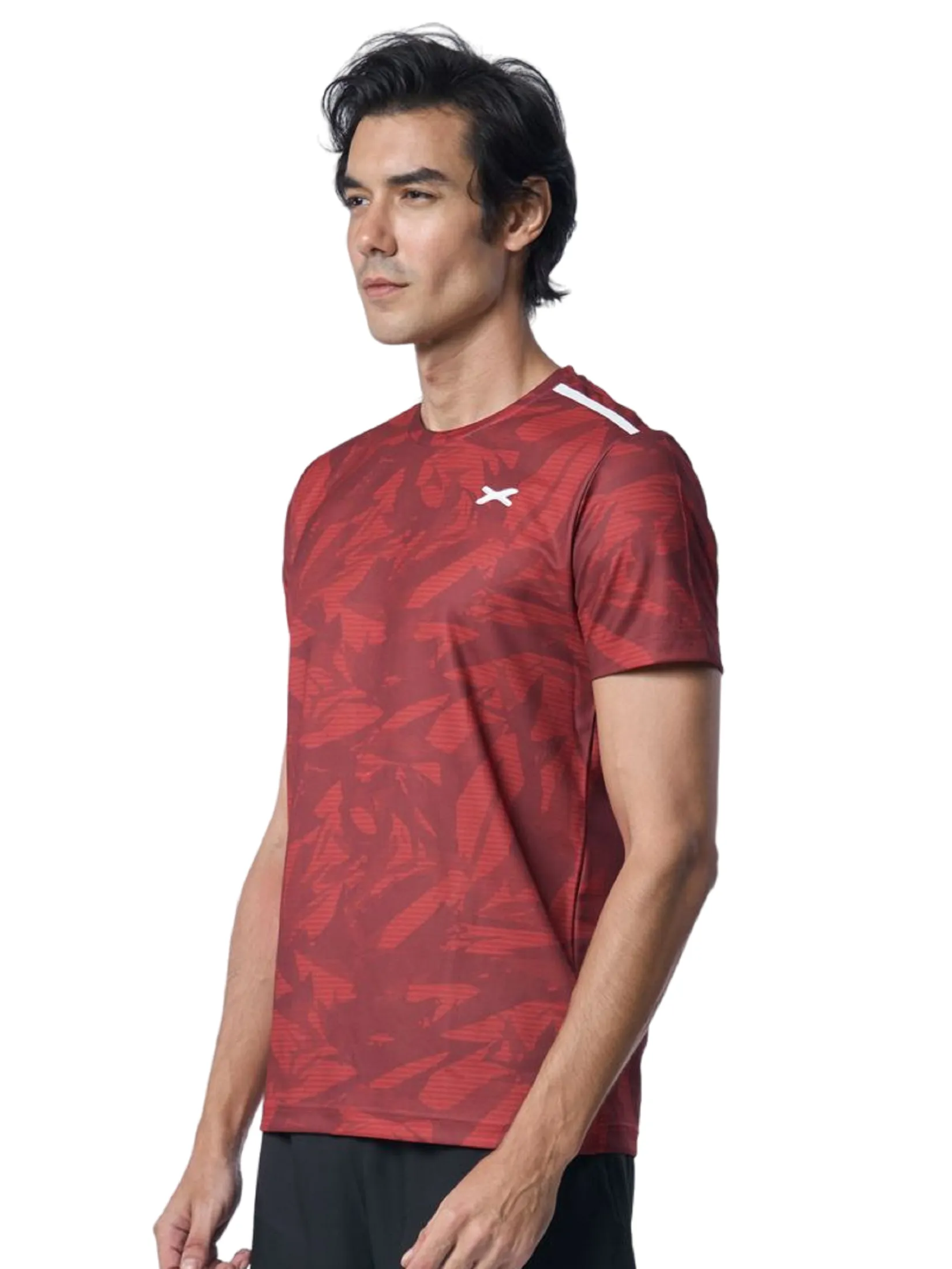 XOLO Red MEN WILD LEAF T-SHIRT (040120)