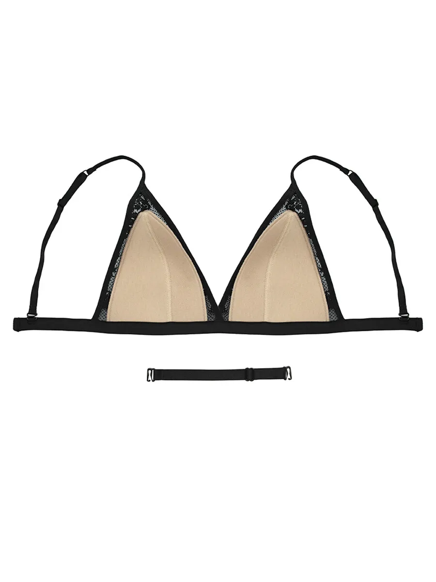 SABINA Bra Wired Woman Basic Lace A/W 24 - Black