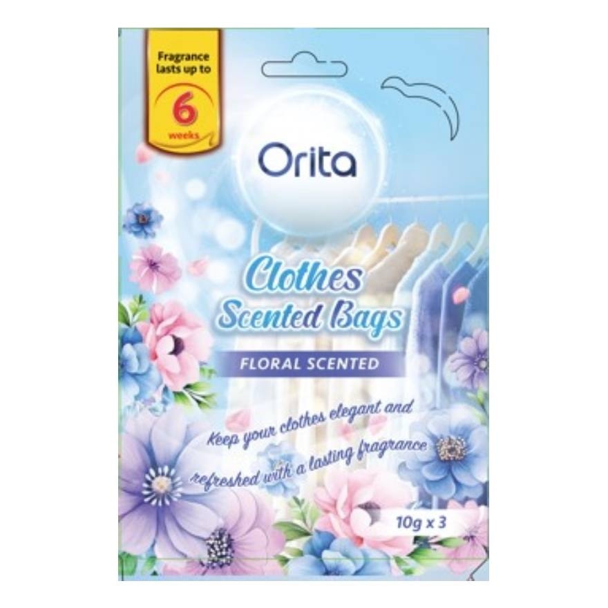 Orita Clothes Scented Bags Floral Scented 10g x 3bags.