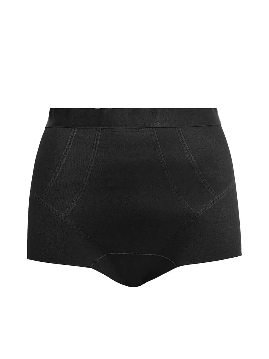 MARKS & SPENCER Women Full Briefs Tummy Control Magicwear Black