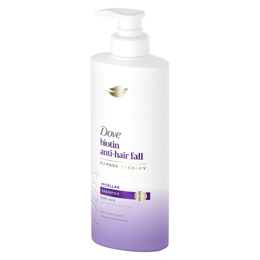 Dove Shampoo Biotin Anti-Hair Fall Micellar 380 Ml.