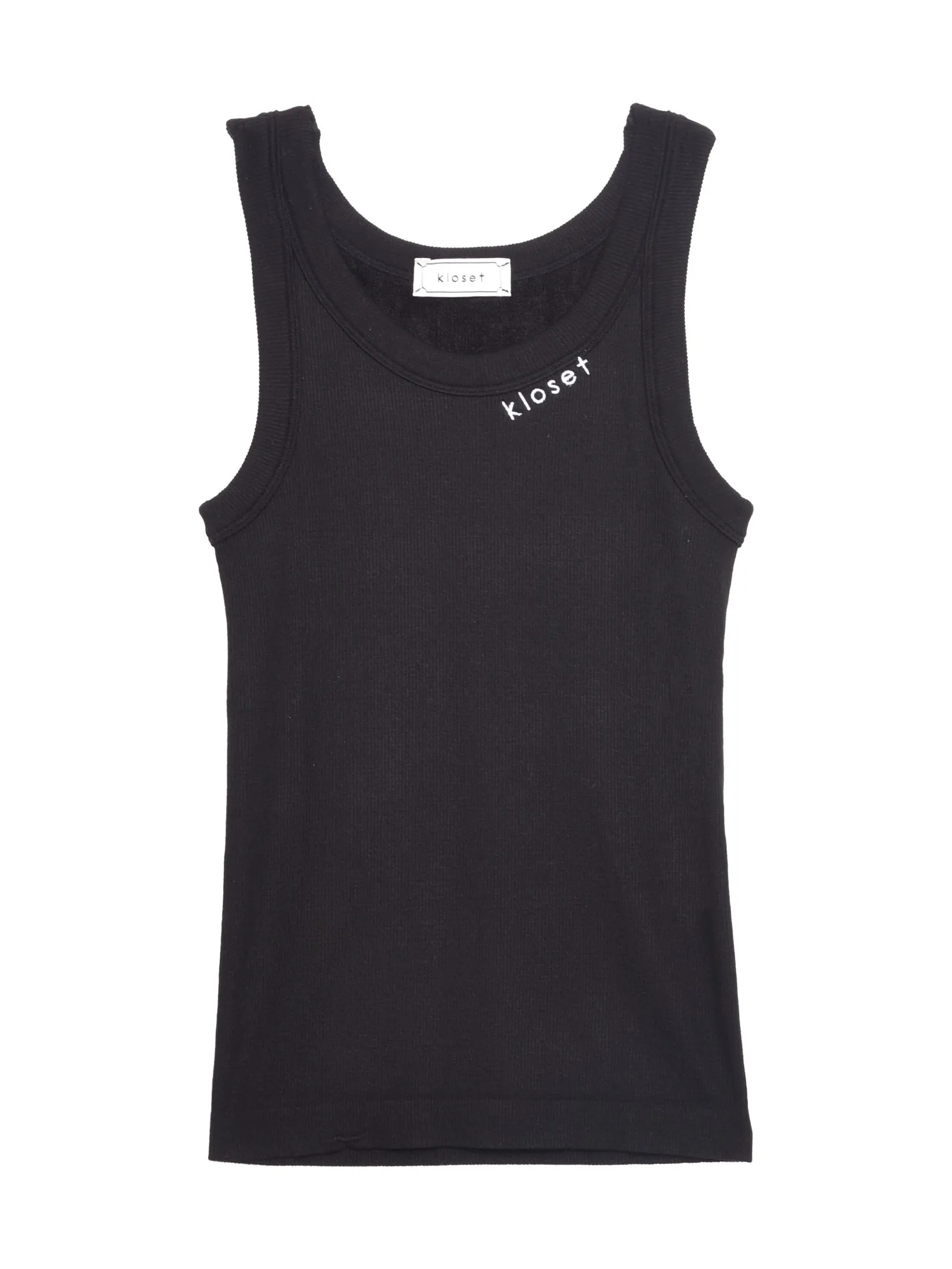 KLOSET (BS25) Women Kloset Seamless Tank Top Black