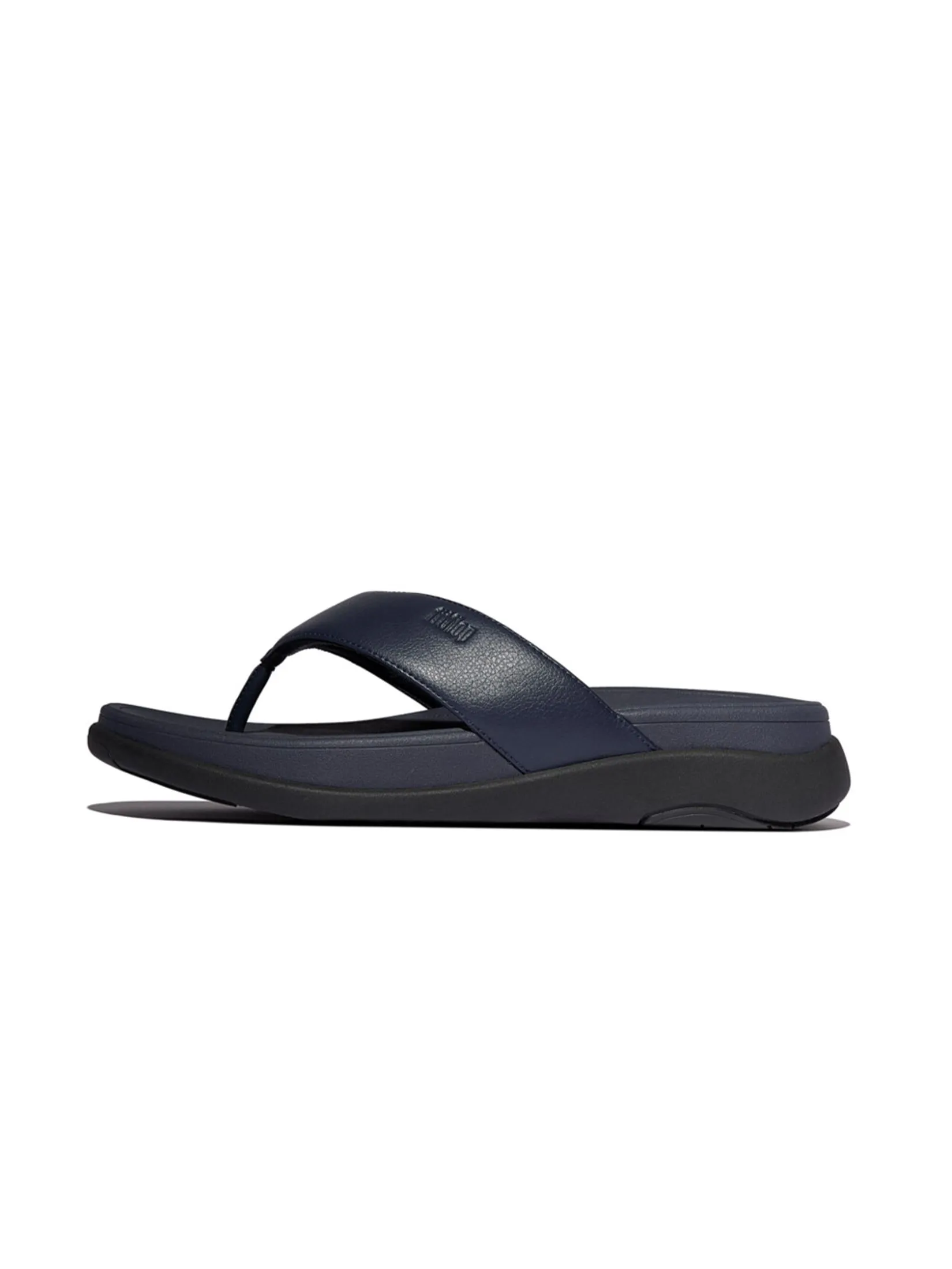FitFlop™ MEN'S F-MODE GO TOE-POST SANDALS BLUE Size - 10 UK