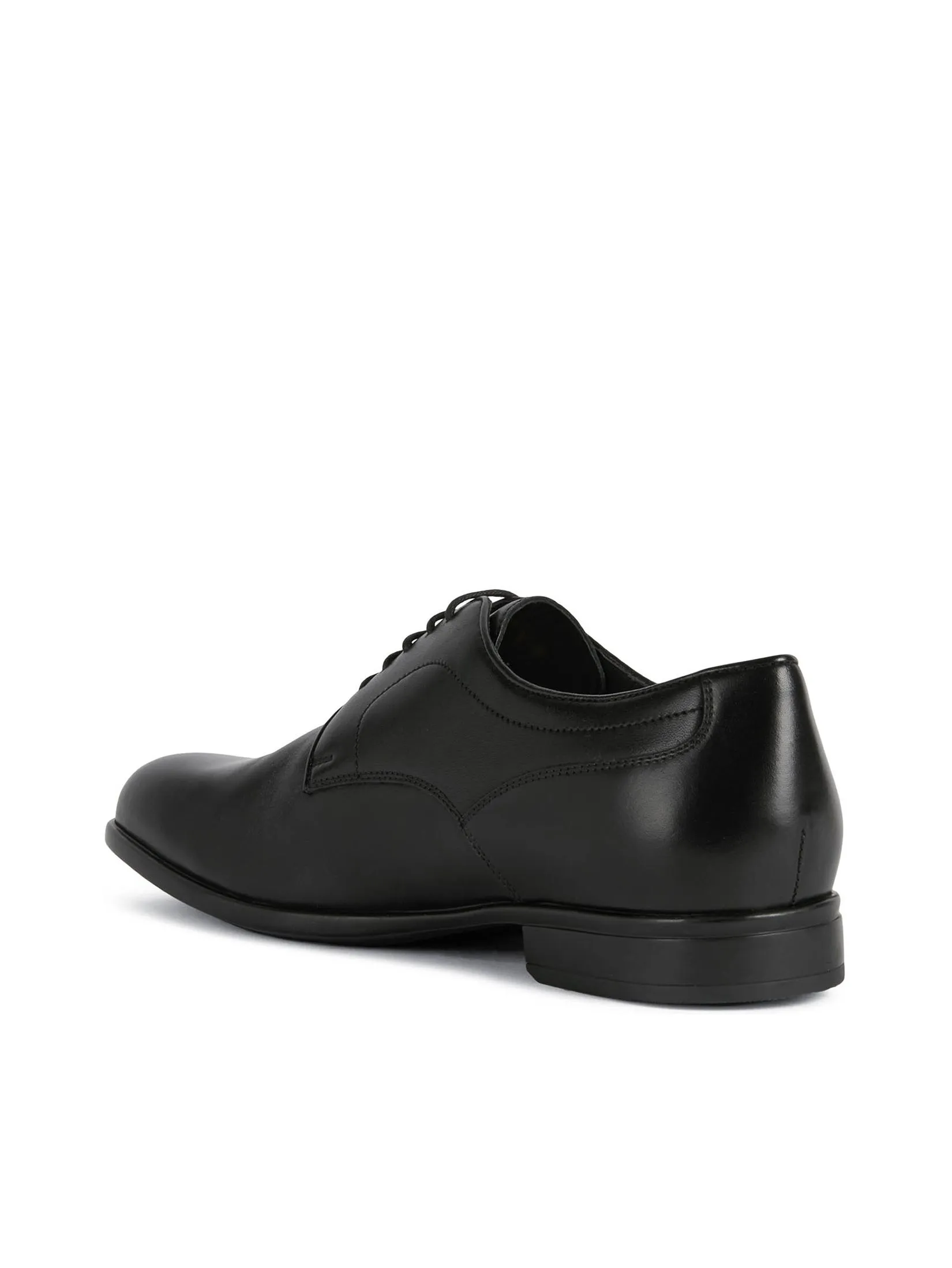 GEOX Men Leather Shoes Iacopo 1SS25 Black